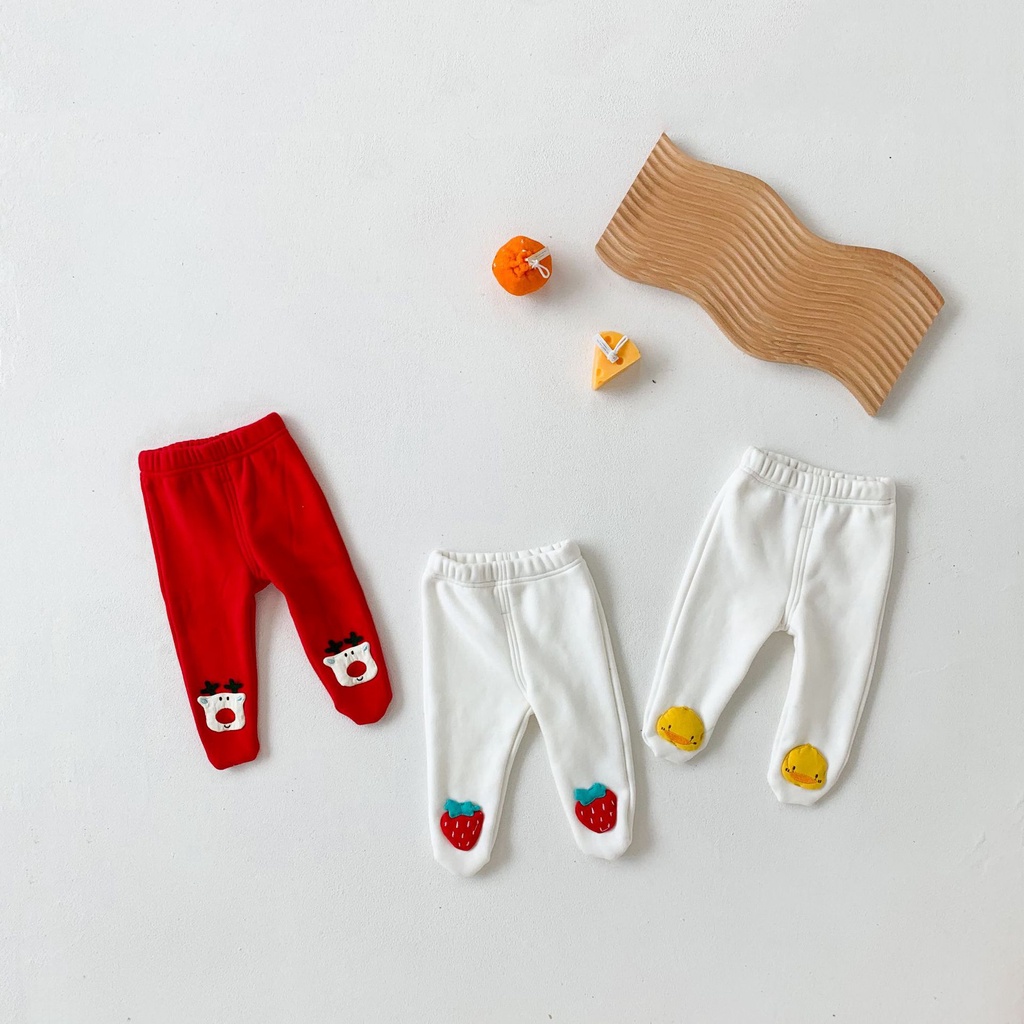 Baby Winter Clothes Newborn Cartoon Christmas Long Sleeve Warm Romper