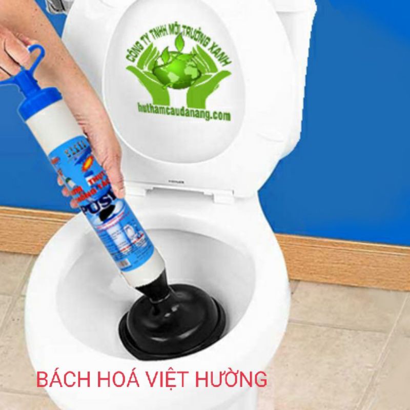 Bơm thụt thông tắc bồn cầu, hiệu quả ngay sau lần đầu sử dụng