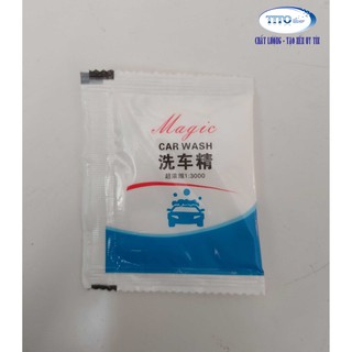 Bột chuyên dụng rửa xe MAGIC 6g siêu sạch - chuyên dùng rửa xe ô tô, xe máy - tạo bọt tuyết