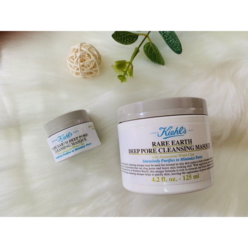 Mask, mặt nạ đất sét Kiehl Rare earth deep pore cleansing masque