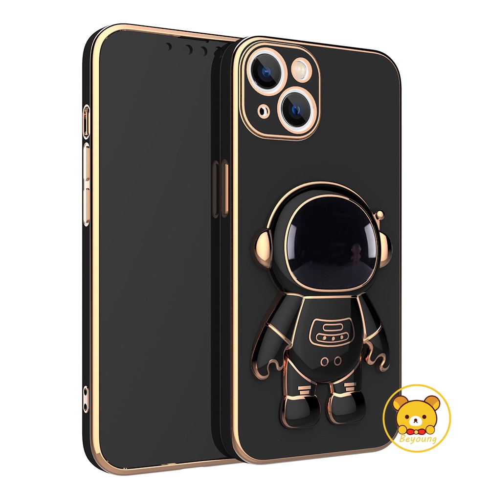 Ốp Điện Thoại Dẻo Họa Tiết Phi Hành Gia 3D Có Giá Đỡ Cho Xiaomi Mi Civi Mi 11X 11X Pro Black Shark 4 4S Pro Mix 4 Mi 9T Pro