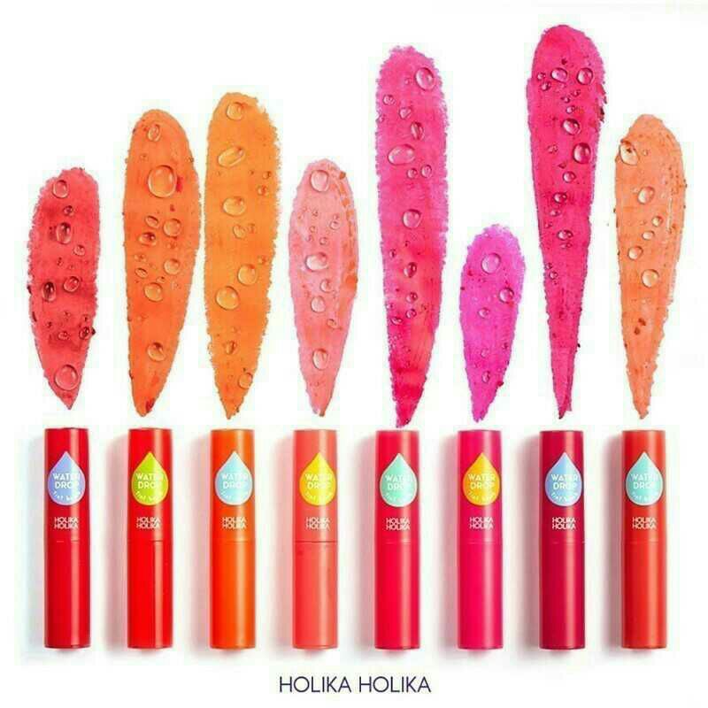 Son dưỡng có màu Holika Holika Water Drop Tint Bomb - Son tint có màu mát lạnh nhập khẩu Hàn Quốc