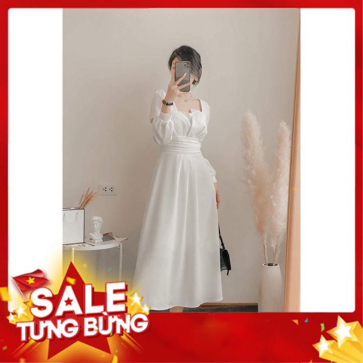 Đầm dự tiệc xòe tay phồng cách điệu Julliet Dress [HÀNG CÓ SẴN] | BigBuy360 - bigbuy360.vn