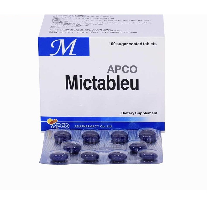 MICTABLEU-VIÊN LỢI TIỂU THANH NHIỆT CƠ THỂ