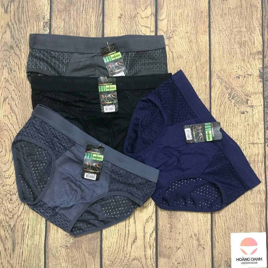 Quần sịp nam Hoàng Oanh Underwear, quần tam giác thông hơi siêu thoáng mát