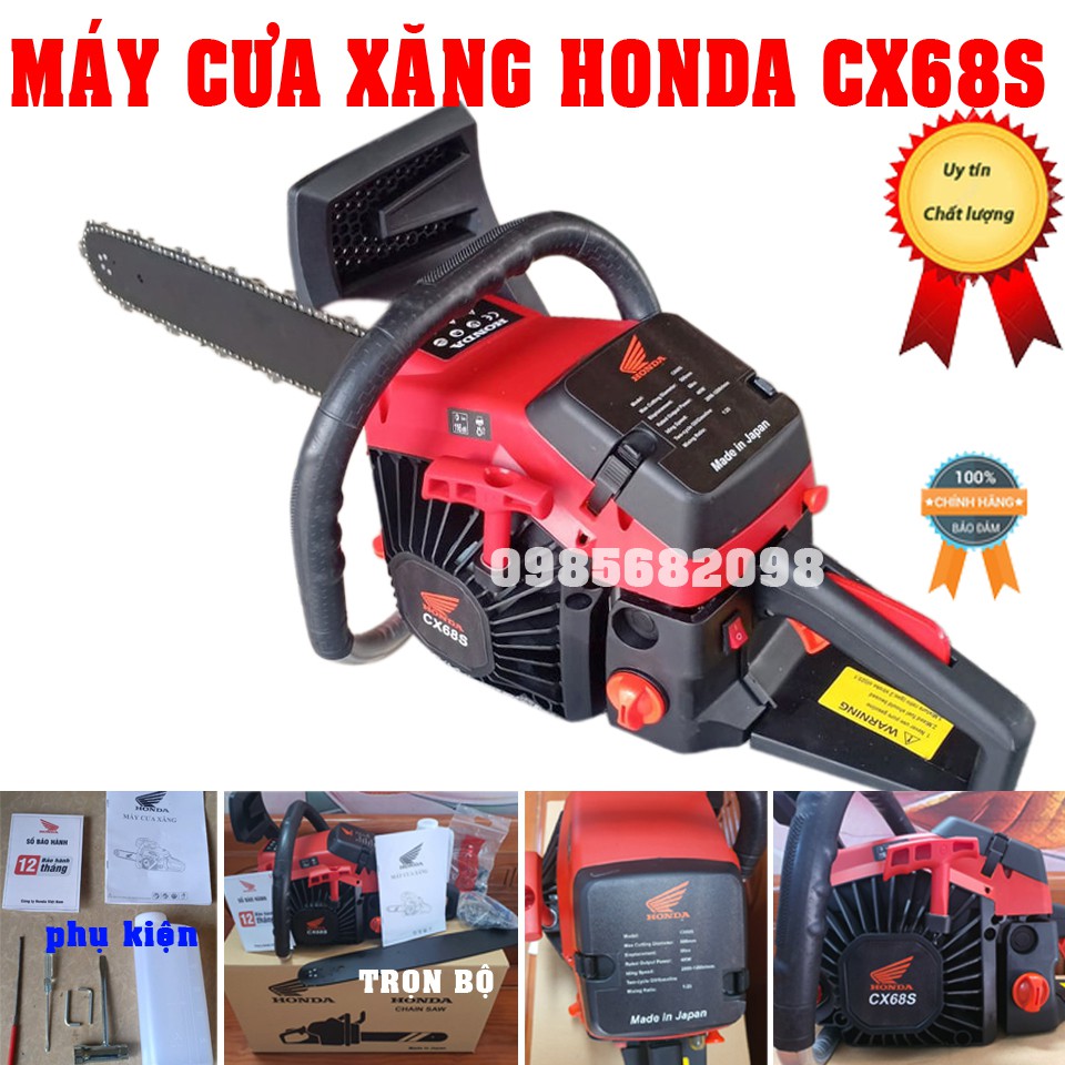 MÁY CƯA XÍCH XĂNG HONDA CX68S-tặng xích dự phòng