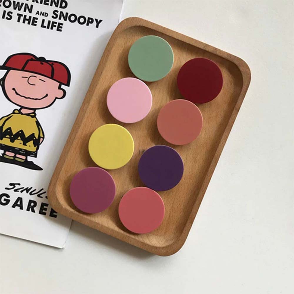 Giá Đỡ Điện Thoại Dạng Túi Khí Màu Trơn Có Thể Gập Lại Tiện Dụng