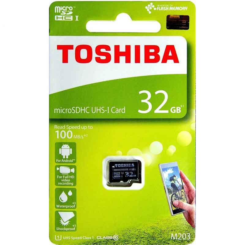 Thẻ Nhớ 32GB MicroSD Toshiba M203 - Chuyên dùng cho Camera- Bảo hành 24 tháng Ảnh Thật