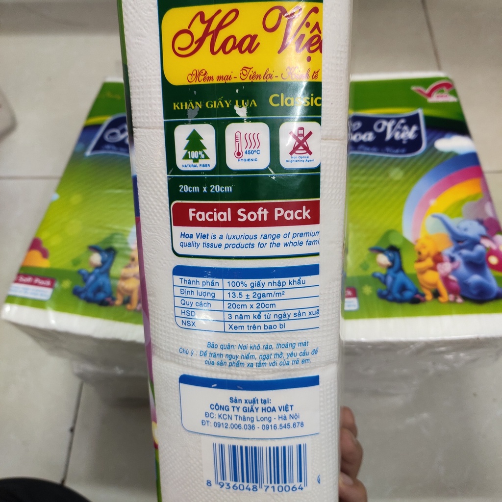 GIẤY ĂN VUÔNG HOA VIỆT