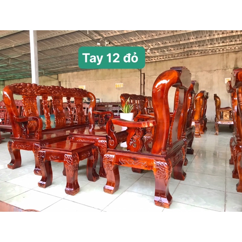 Bộ Bàn ghế Salon Phòng Khách Tay 10 gồm 6 món Giá KM