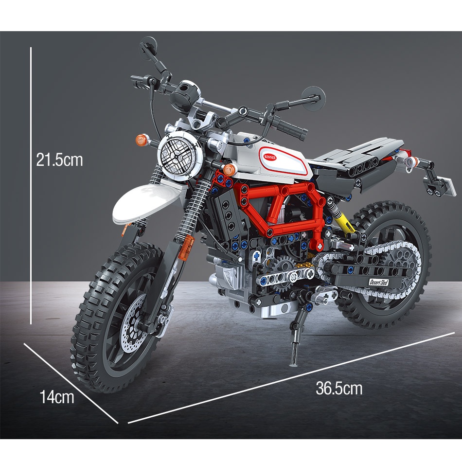 Đồ chơi Lắp ráp Mô hình xe máy Winner 7049  7053 7054 Motorcycle  American Chopper Street Motor Cross Bike City