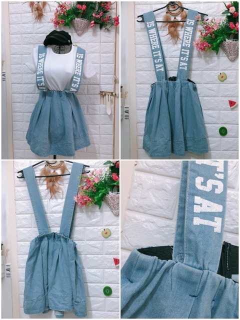 Yếm jeans Ulzzang xinh xẻo về hàng | BigBuy360 - bigbuy360.vn