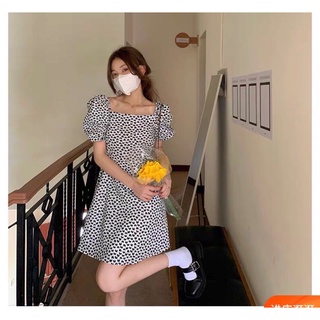 VÁY TIM TAY BỒNG HỞ EO
