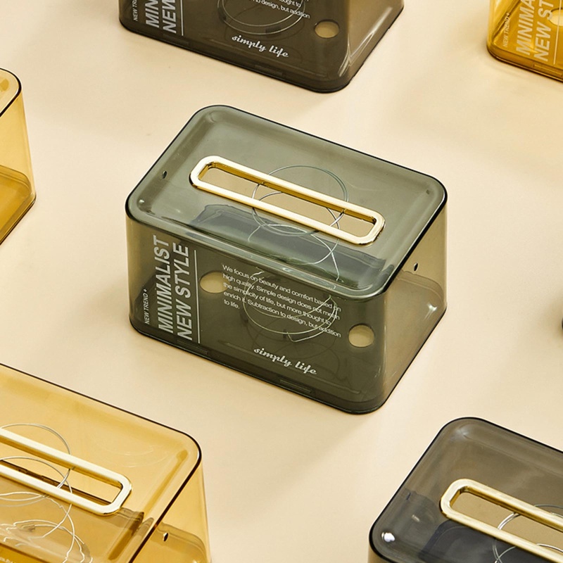 Hộp Đựng Khăn Giấy Hình Vuông Cỡ Lớn Phong Cách Bắc Âu Sáng Tạo