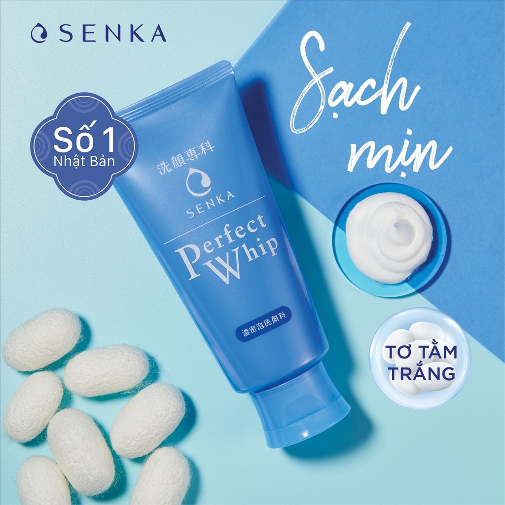 Sữa rửa mặt Shiseido Senka Perfect Whip Nhật Bản | BigBuy360 - bigbuy360.vn