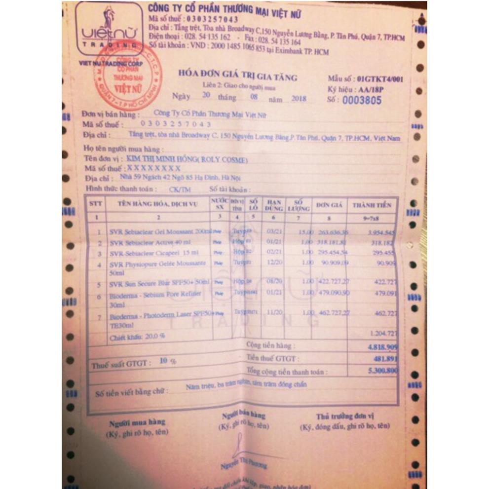 [Mã SKAMLTSM11 giảm 10% đơn 99K] Sữa rửa mặt SVR Sebiaclear gel moussant 400ml | BigBuy360 - bigbuy360.vn