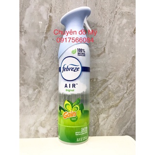 Nước Hoa Xịt Khử Mùi Phòng Febreze Air Original Gain 250g của Mỹ