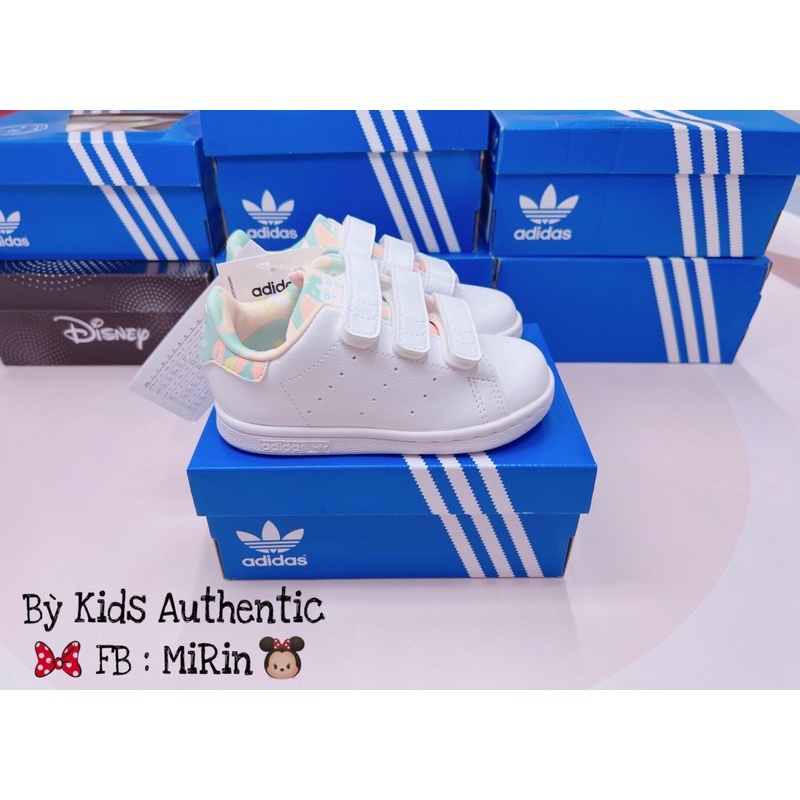 Giày thể thao trắng quai dán siu xinh cho bé gái♥️full box