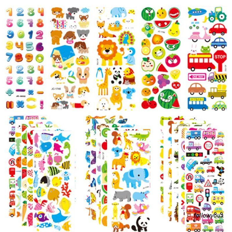 3D Stickers for Kids & Toddlers 500+ Puffy Stickers Variety Pack