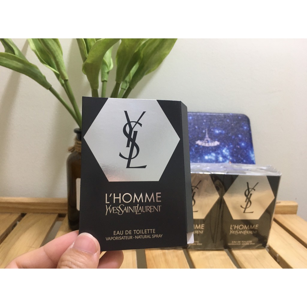 Vial nước hoa Yves Saint Laurent (YSL) L’Homme EDT 1.5 ml