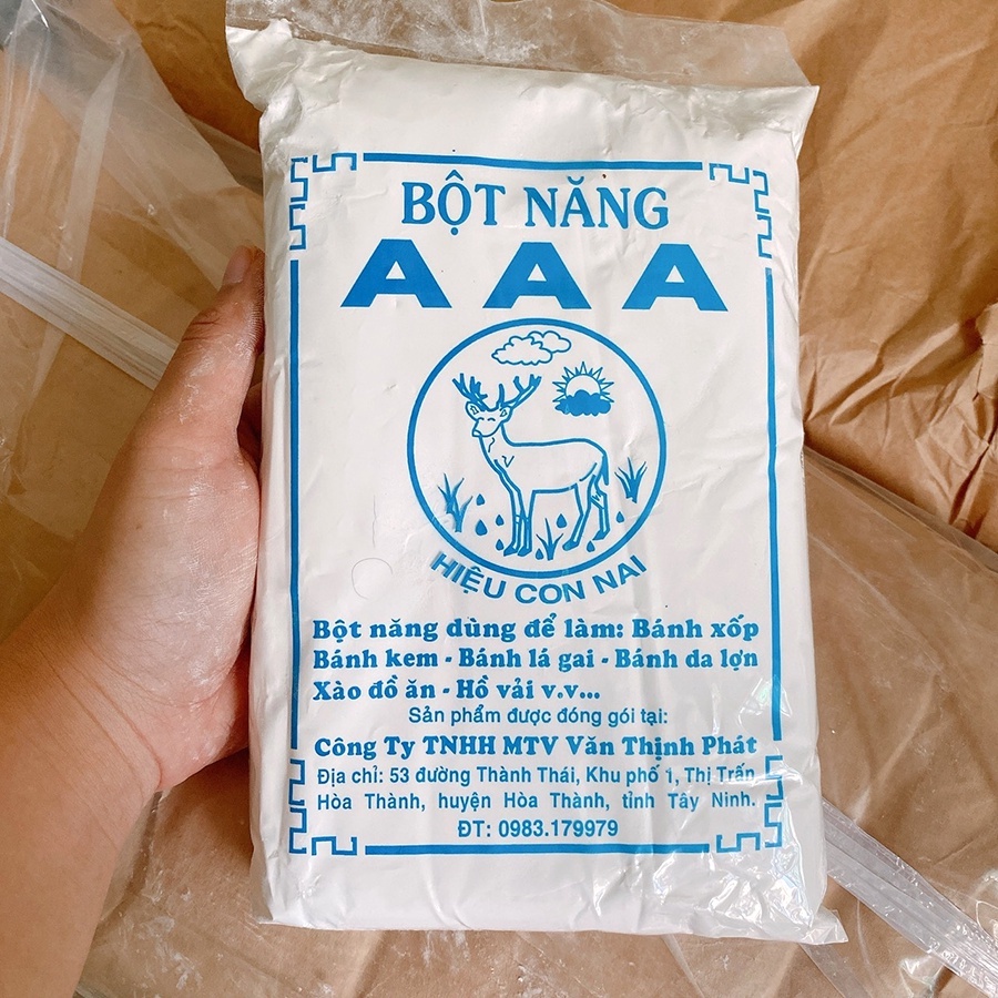 [CHỈ GIAO PHÚ NHUẬN TPHCM] Bột năng AAA hiệu con nai 500gram THOCA HOUSE