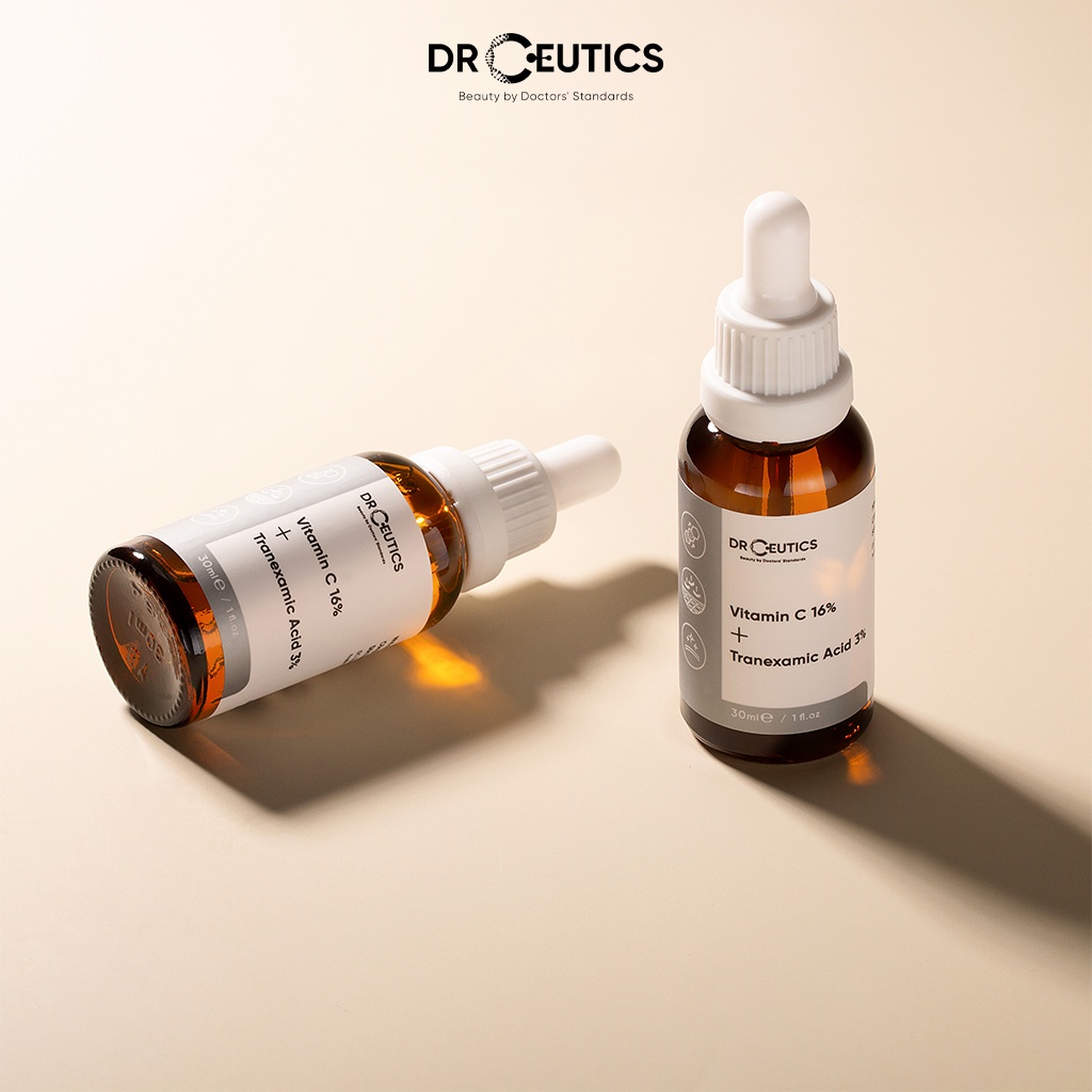 Serum Vitamin C DrCeutics 16% Và Tranexamic Acid 3% Ngăn Ngừa Lão Hóa Và Làm Sáng Da 30ml