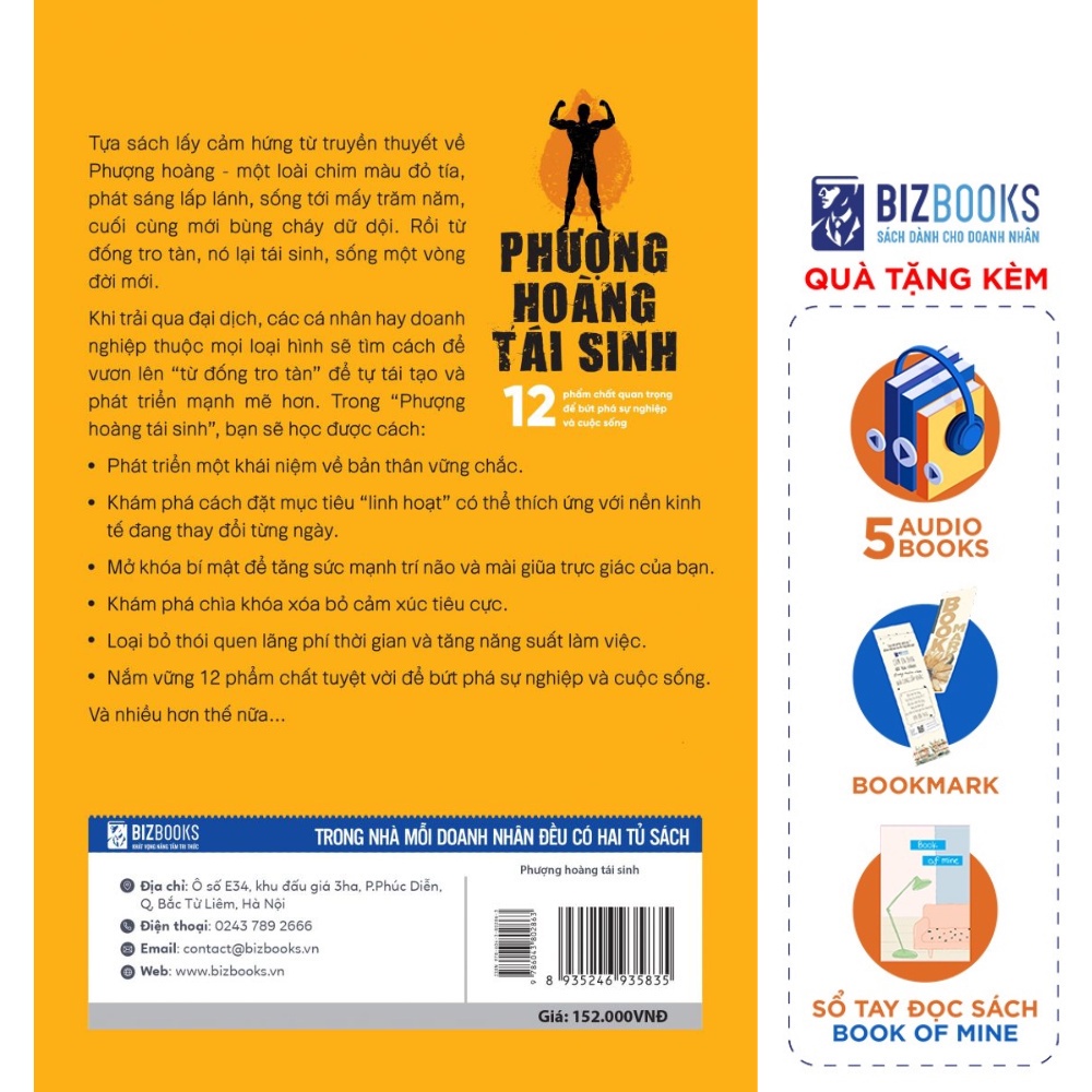 Sách - Phượng hoàng tái sinh - 12 Phẩm chất quan trọng để bứt phá sự nghiệp và cuộc sống