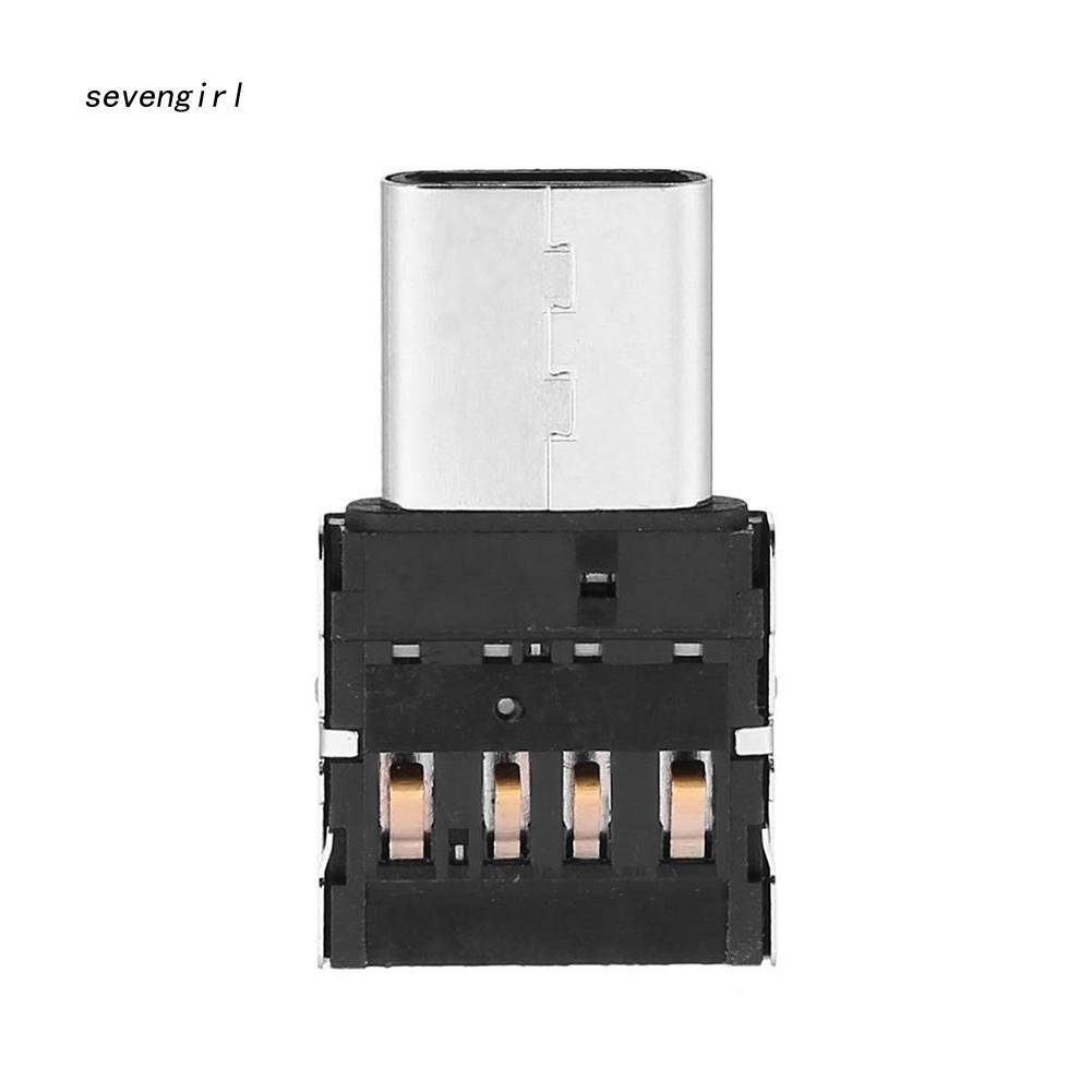 Đầu chuyển đổi Mini Type-C sang USB OTG cho điện thoại , máy tính bảng