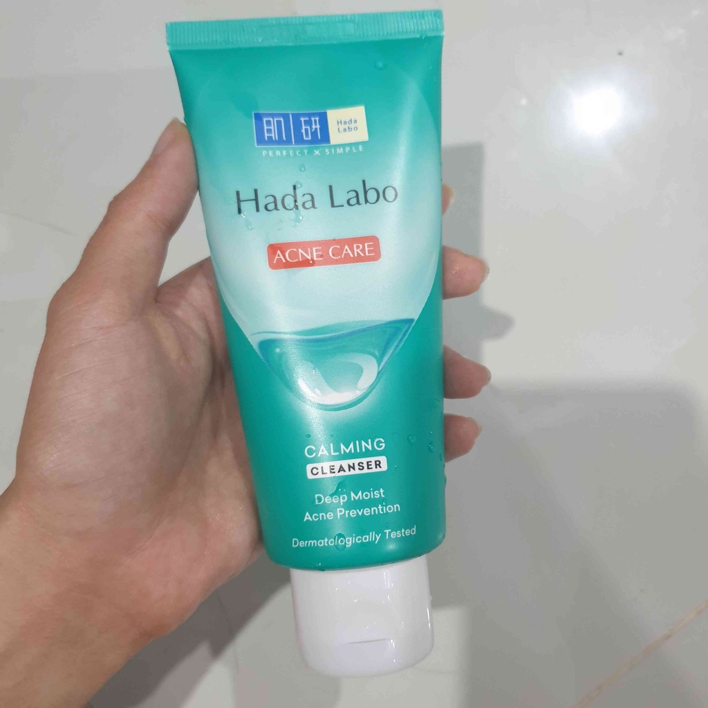 Hadalabo Sữa rửa mặt Acne Care Calming Cleanser 80g