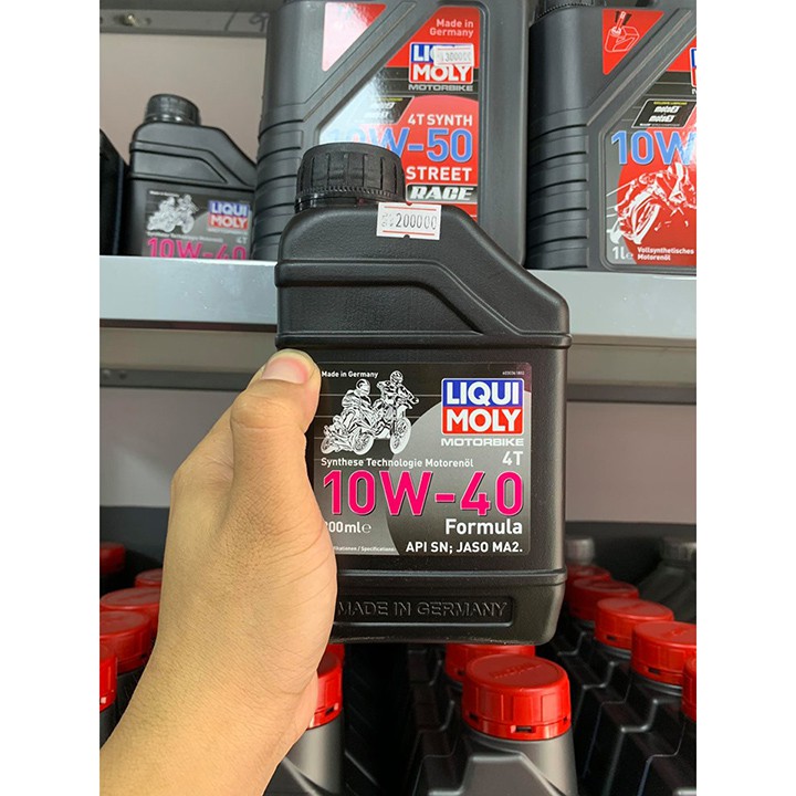 Nhớt Tổng Hợp Liqui Motorbike 10w40 Formula 0.8l - Motorbike 4t 10w-40 Formula - 3036 - Hàng Chính Hãng