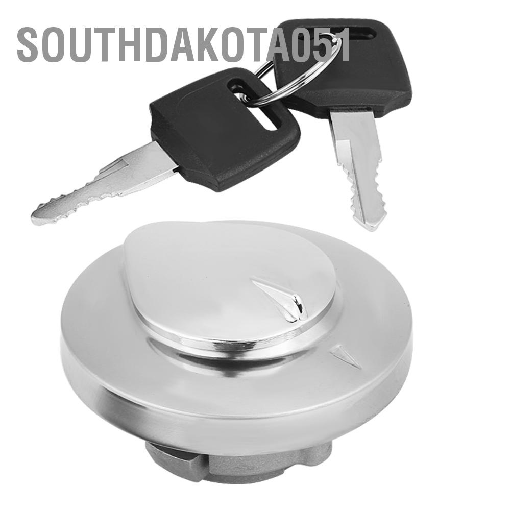 Hàng Sẵn Nắp bình xăng xe máy có 2 chìa khóa Chất Lượng Cao cho Honda Shadow Spirit VT750 DC C2 VLX VT600【Southdakota051】