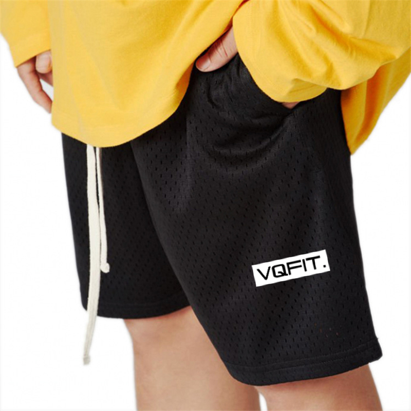 Quần short lưới thoáng khí khô nhanh dáng rộng thời trang thích hợp tập thể thao chạy bộ dành cho nam