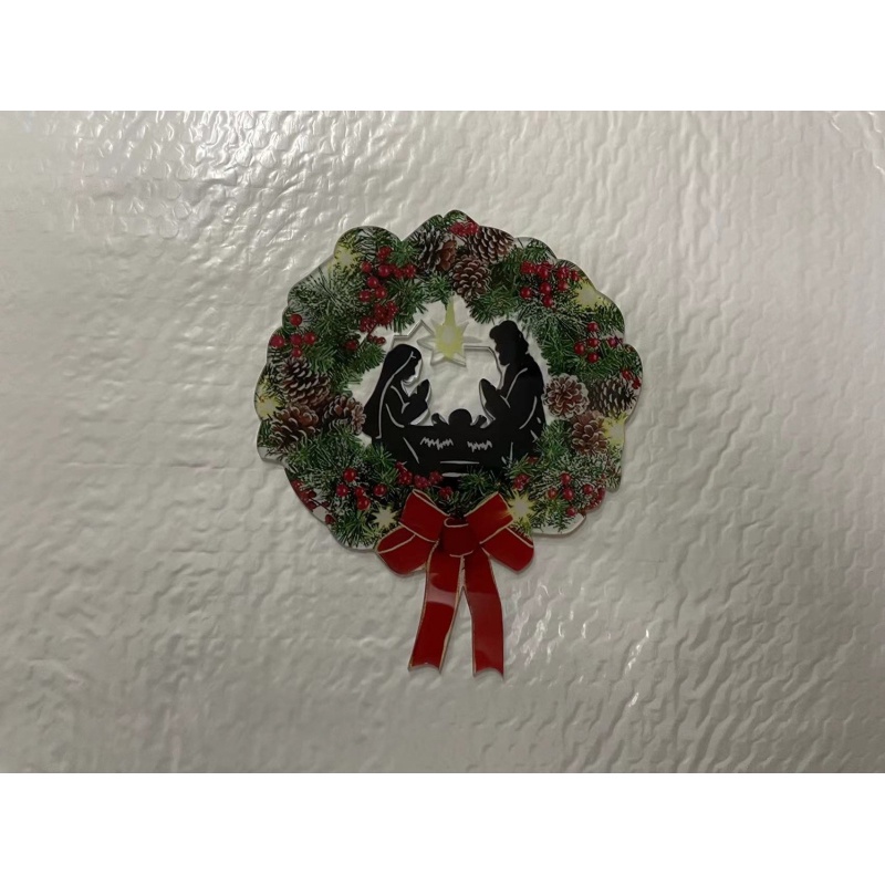 Cửa sổ Trang trí cửa trước Đồ trang trí treo Trang trí vòng hoa hàng ngày Vòng hoa Giáng sinh Trang trí nhà cửa Giáng sinh 2023 Đồ trang trí vòng hoa Giáng sinh Công nghệ thiêng liêng