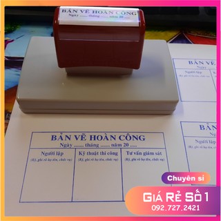 [Rẻ vô địch] Dấu flash bản vẽ hoàn công, logo