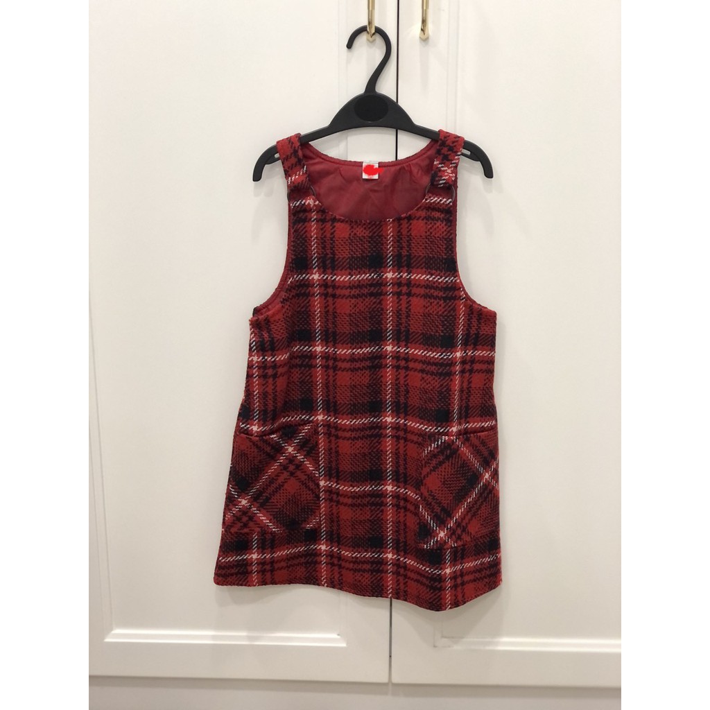 VÁY DẠ YẾM KẺ ĐỎ BÉ GÁI