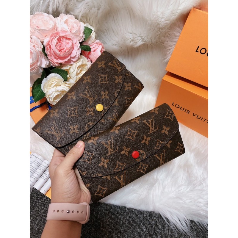 Ví hoa nâu cúc dài size 20 fullbox | BigBuy360 - bigbuy360.vn