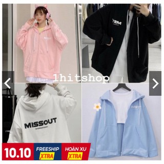 Áo khóac nỉ hoodie form rộng cá tính