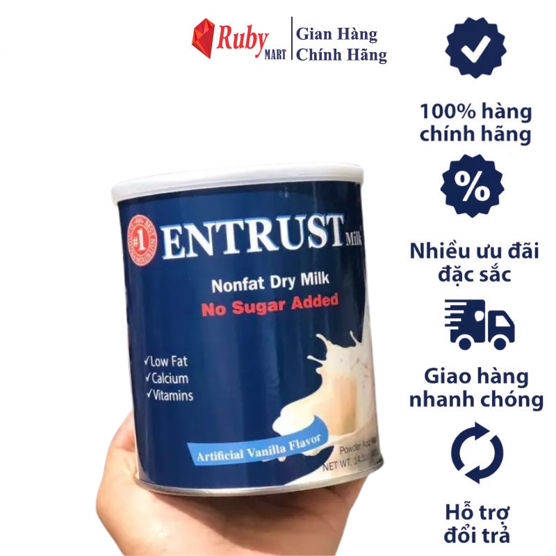 Sữa Bột Entrust Milk 400g Dành Cho Người Tiểu Đường