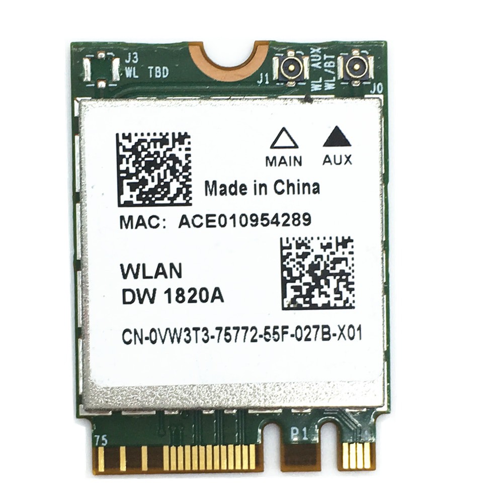 Card WiFi Laptop Broadcom BCM94350z DW1820A chuẩn M.2 / NGFF