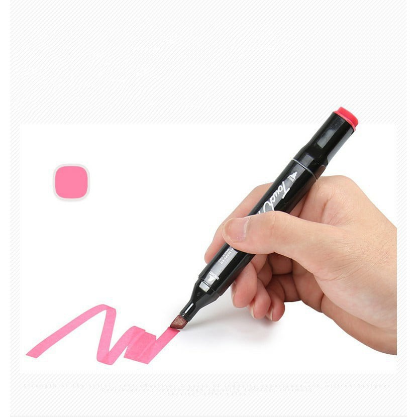 Bút Màu Marker TouchCool Túi Vải Bộ 48 Màu, vẽ anime,chân dung,phong cảnh [ Khohangphuongnguyen ]