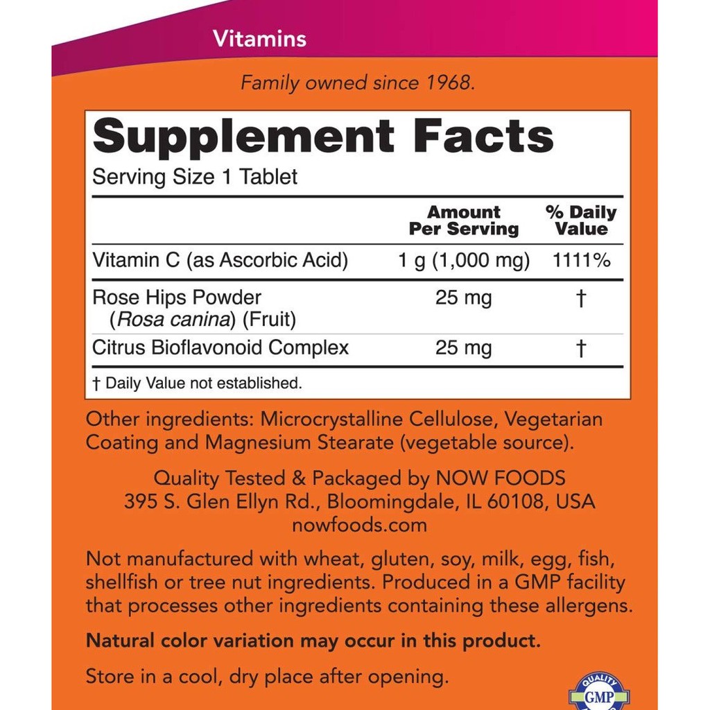 Viên uống Now Vitamin C-1000 Zinc Immune  nhập khẩu Mỹ - Gymstore tăng sức đề kháng