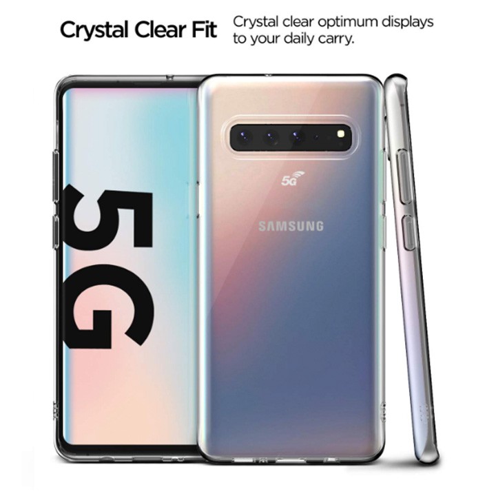 Ốp lưng dẻo silicon trong suốt Samsung S10 5G