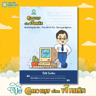 Vở ô li Gieo hạt cùng vĩ nhân 4 li