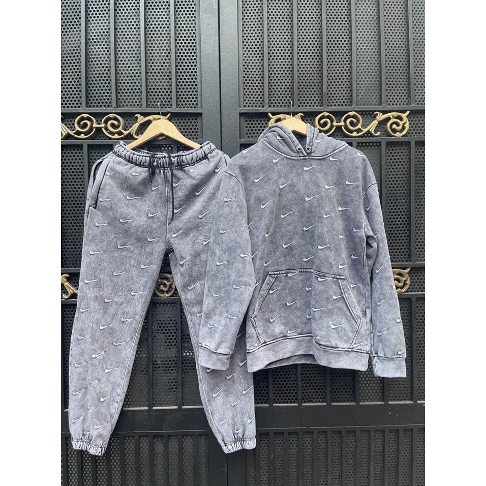 Áo Hoodie Swoosh Full Logo Thêu Hot Trend 2021