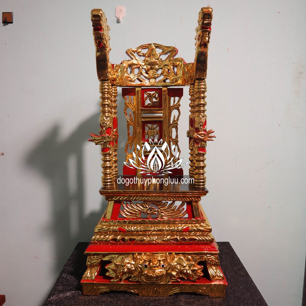 Ngai thờ cúng ỷ thờ gia tiên gỗ mít 3 cỡ ngai
