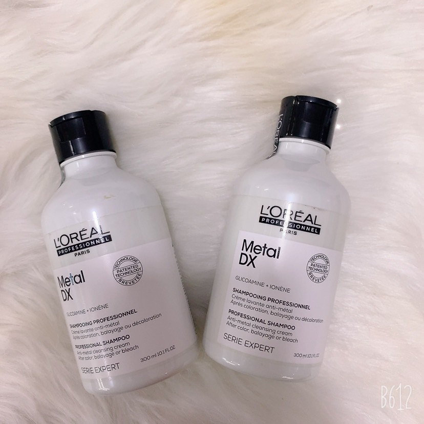Dầu gội làm sạch kim loại trong tóc LOREAL Pro Serie Expert Metal DX Shampoo 300ML