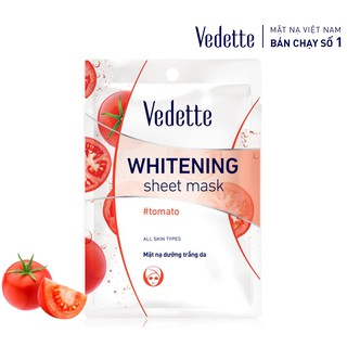 Mặt nạ giấy Vedette Cà chua 22ml