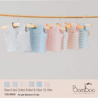 Áo gile bambo 6 màu bamboo