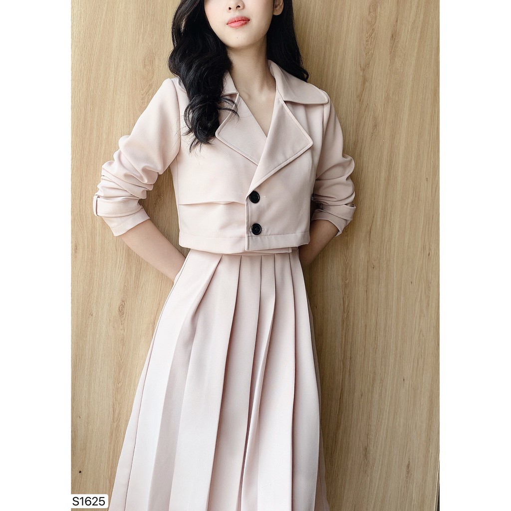 [Mã WAUP12 hoàn 15% xu đơn 150k] SET VEST BE VÁY 2 DÂY DẬP LI S1625- Đẹp Shop DV (Kèm ảnh thật trải sàn do shop tự chụp) | BigBuy360 - bigbuy360.vn