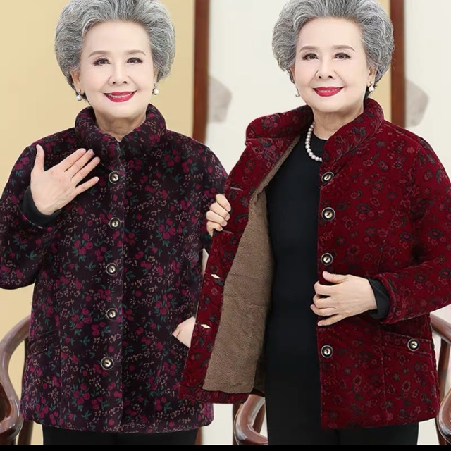 sẵn hàng  (Áo khoác cho bà )hàng quảng châu)